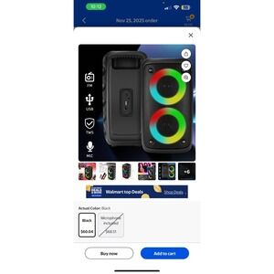 HEYSOUND RGB Light Speaker - 6 light modes